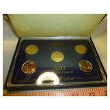 2003 US State Quarters Gold Plated Collection