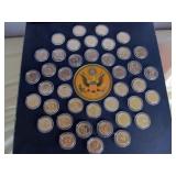 US Monetary Exchange 40pc Presidential Dollar Set