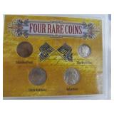 Four Rare US Coins Set