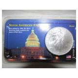 2000 Silver US American Eagle .999 Fine 1 Troy Oz