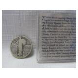 1925-P US Standing Liberty Silver Quarter