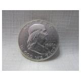 1960-D US Silver Franklin Half Dollar