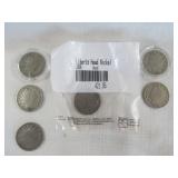 6pc Liberty Head "V" Nickels
