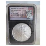 2007 US Silver Eagle 1oz 999 Fine NGC Graded MS69