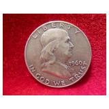 1960-D US Silver Franklin Half Dollar