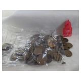 US Wheat Cents - 100pc US Pennies