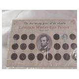 Last 20 Years US Lincoln Wheat Cent Set