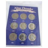 Nine Decades of American Nickels