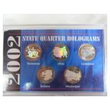2002 US State Quarters Hologram Coin Set