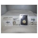 4pc US Silver Quarters - Uncirculated / Proof