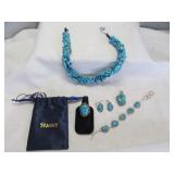 Stauer Sedona Turquoise Jewelry Set