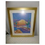 "Southwest Vista III" Armando Schiff Framed Print