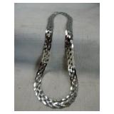 Bradford Exchange Sterling Silver Mesh Necklace