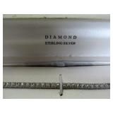 Sterling Silver & Diamond Lady