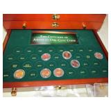 2 Centuries of US One Cent Coins