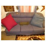 Rolled Arm Upholstered Settee - Love Seat