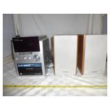 Panasonic Compact Stereo 5 CD Changer & Speakers