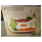 International Silver Modernist Serving Platter
