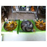 3pc Outdoor Metal Wind Spinners - New in Boxes