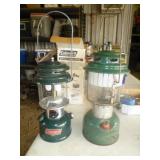 2pc Coleman Fuel Lanterns - Camp Lanterns