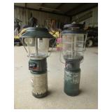 2pc Coleman Portable Propane Lanterns