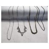 4pc Sterling Silver Necklace Chains 1 James Avey