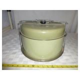 Mid Century Press Metal Cake Carrier Dome