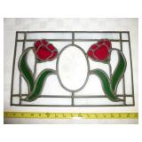 Leaded Stained Glass Panel - Sun Catcher
