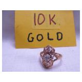 10k Gold & Diamond Lady