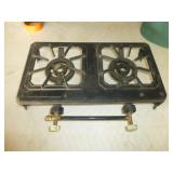 2 Burner Portable Propane Gas Camp Stove