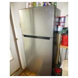 Vissani 18cu Foot Stainless Refrigerator Freezer