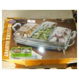 Deluxe Buffet Server & Warmer NEW w/ Roasting Pan