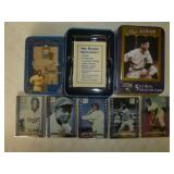 Jackie Robinson & Lou Gehrig Metal Baseball Cards