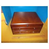 Slabbed Coin Tiered Wood Display Case