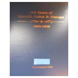 100 Years of Lincoln Coins & Stamps 1909-2009