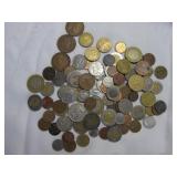 Vintage Foreign Coins - Large Lot