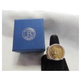Bradford Exchange Indian Head Tribute Ring