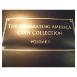 Celebrating America 22pc Coin & Stamp Collection