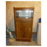 Single Door Tiered Side Table Cabinet