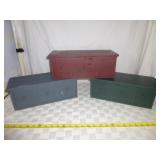 3pc Wood Stacking Single Drawer Boxes