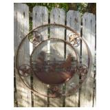 Lone Star Cowboy Rodeo Metal Wall or Garden Art