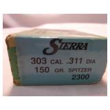 Sierra .303 Cal (.311)  150gr Reloading Bullets
