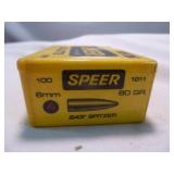 Speer Hot-Cor 6mm 80gr Reloading Bullets 100ct