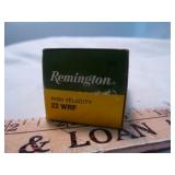 Remington 22 WRF Rim Fire Ammunition 50rd