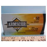 Armscor 22 TCM 40gr JHP Ammunition - 44rds
