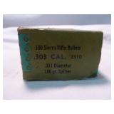 Sierra .303 Cal (.311)  180gr Reloading Bullets
