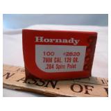 Hornady 7mm 139gr SP Reloading Bullets 100ct