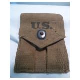 WW II Era US Military 1911 Magazine Web Pouch