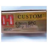 Hornady Custom 6.8 SPC 120gr SST Ammunition 20rd