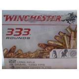Winchester 22LR 36gr HP Ammunition - 333 Rounds
